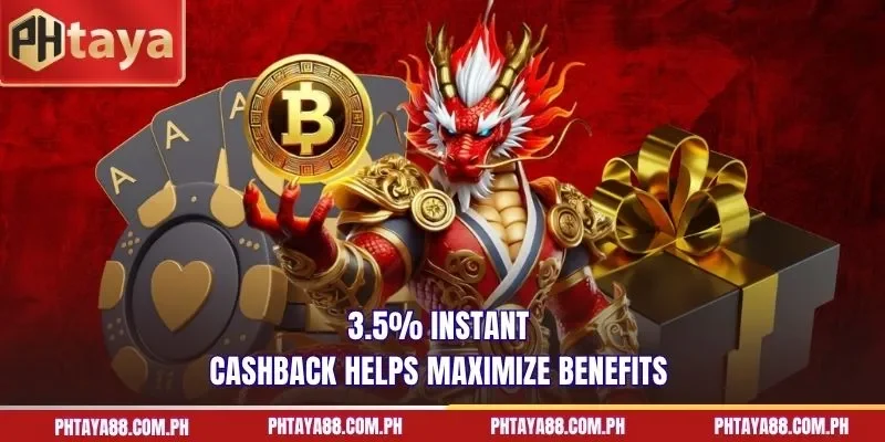  3.5% instant cashback helps maximize benefits