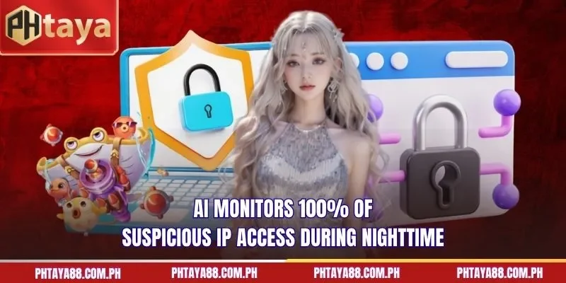 AI monitors 100% of suspicious IP access during nighttime