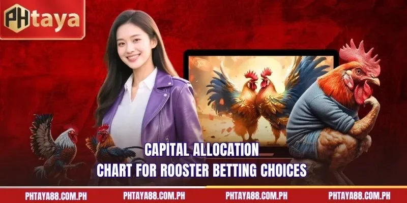 Capital allocation chart for rooster betting choices
