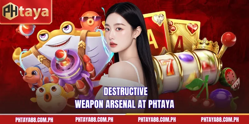  Destructive weapon arsenal at PHTAYA