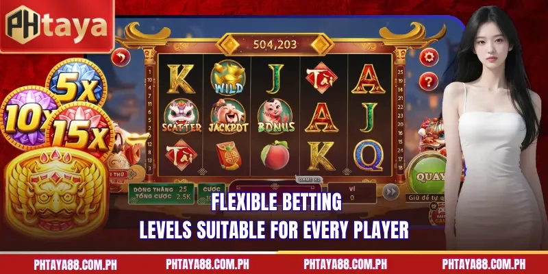  Flexible betting levels suitable for every player