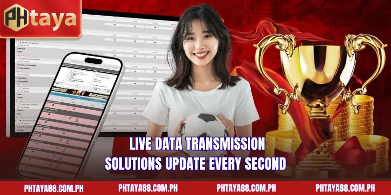  Live data transmission solutions update every second