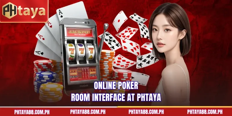 Online Poker room interface at PHTAYA