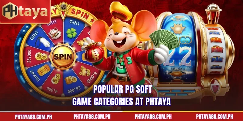 Popular PG Soft game categories at PHTAYA