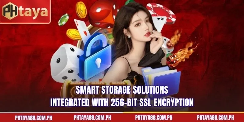  Smart storage solutions integrated with 256-bit SSL encryption