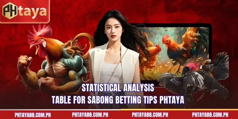 Statistical analysis table for sabong betting tips PHTAYA