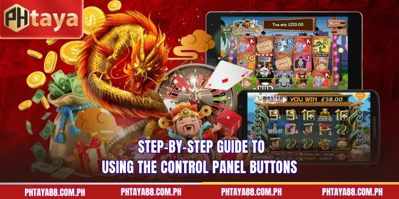  Step-by-step guide to using the control panel buttons