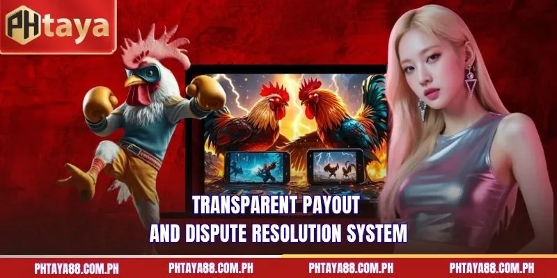 Transparent payout and dispute resolution system