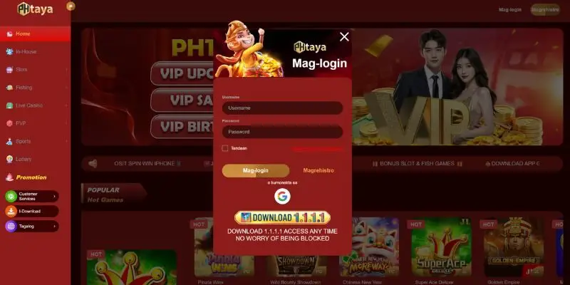 PHTAYA login